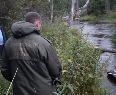 В Лужском районе проводится доследственная проверка по факту обнаружения тела мужчины в озере Сяберо